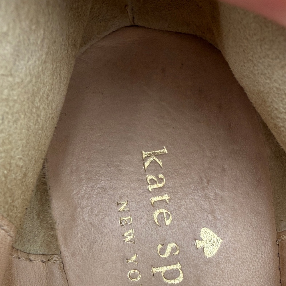 Kate Spade Metallic Silver Flats with Bow - Picture 6 of 10